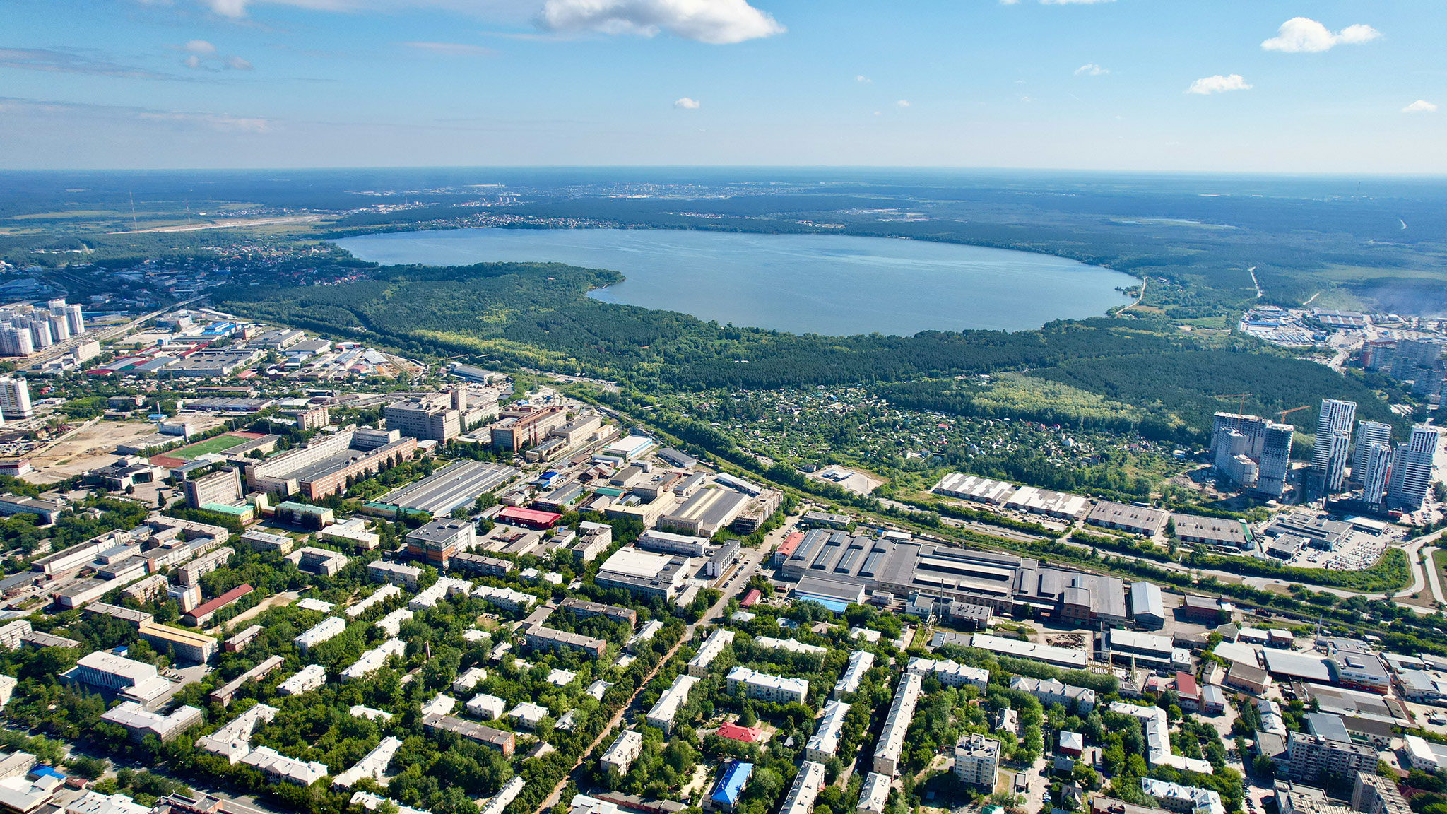 Озеро Шарташ, Екатеринбург (Shartash Lake), Yekaterinburg